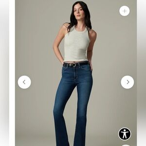 Joe's Jeans Blue Flare Wide Leg Denim